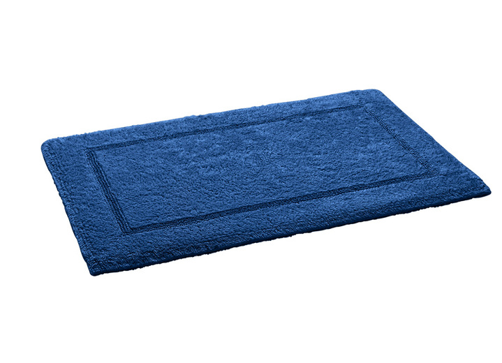 Badgarnituren - Bad-Wendegarnitur aus 100% Baumwolle, in Größe 100 (Vorleger halbrund, 50x 80 cm) bis 110 (Hänge WC Garnitur, 2-teilig), in Farbe WEISS Ansicht 16