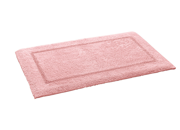 Badgarnituren - Bad-Wendegarnitur aus 100% Baumwolle, in Größe 100 (Vorleger halbrund, 50x 80 cm) bis 110 (Hänge WC Garnitur, 2-teilig), in Farbe DUNKELBLAU Ansicht 19