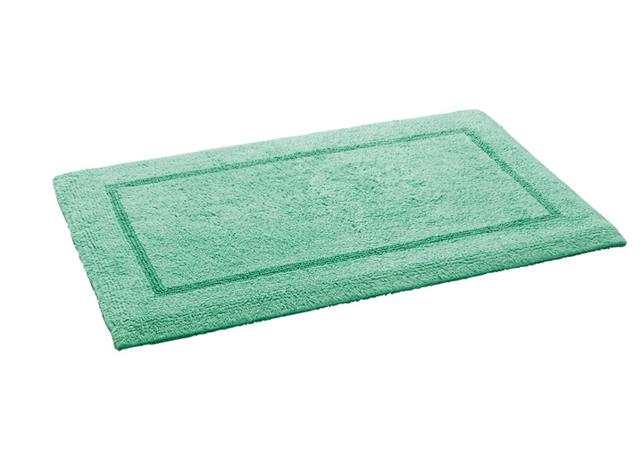 Badgarnituren - Bad-Wendegarnitur aus 100% Baumwolle, in Größe 100 (Vorleger halbrund, 50x 80 cm) bis 110 (Hänge WC Garnitur, 2-teilig), in Farbe DUNKELBLAU Ansicht 16