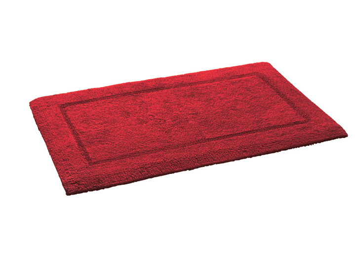 Badgarnituren - Bad-Wendegarnitur aus 100% Baumwolle, in Größe 100 (Vorleger halbrund, 50x 80 cm) bis 110 (Hänge WC Garnitur, 2-teilig), in Farbe HELLBLAU Ansicht 5