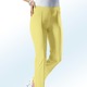 Hosen in Schlupfform - Hose mit schmaler Fußweite in 15 Farben, in Größe 018 bis 096, in Farbe GELB