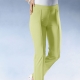 Hosen in Schlupfform - Hose mit schmaler Fußweite in 15 Farben, in Größe 018 bis 096, in Farbe GELB