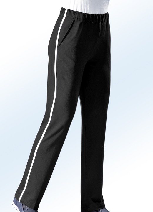 Freizeithosen - Freizeithose mit Dehnbund, in Größe 019 bis 052, in Farbe MARINE Ansicht 3