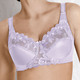 BH mit Spitze - Miss Mary Bügel-BH mit floraler Tüllstickereispitze im Vorderteil – Farbe FLIEDER – Ansicht 5 BH mit Spitze - Miss Mary Bügel-BH mit floraler Tüllstickereispitze im Vorderteil, in Größe 075 bis 110, in Cup B, in Farbe GRAFIT – Farbe FLIEDER – Ansicht 5