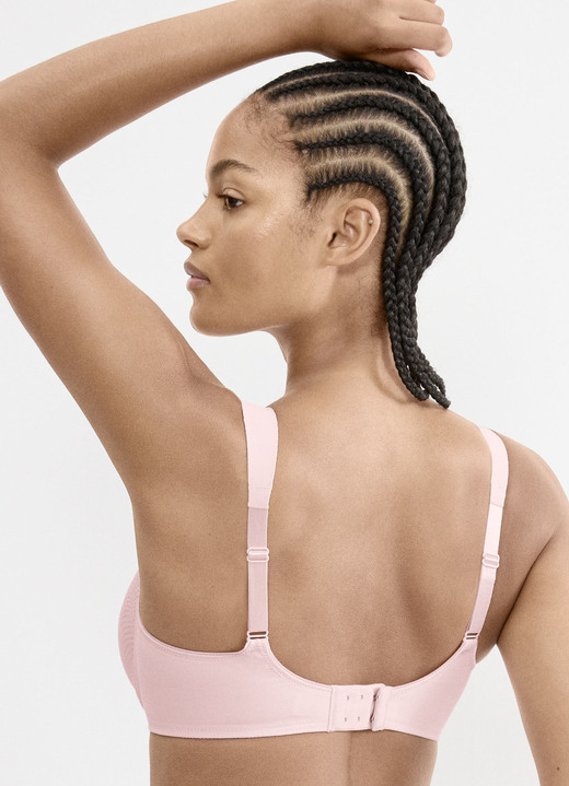 T-Shirt BH - Triumph-Essential Minimizer Bügel-BH, in Größe 075 bis 095, in Cup D, in Farbe FLIEDER Ansicht 43