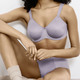 T-Shirt BH - Triumph-Essential Minimizer Bügel-BH, in Größe 075 bis 095, in Cup D, in Farbe FLIEDER – Farbe HELLGRAU – Ansicht 8