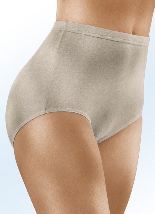 Slips - Viererpack Slips mit Gummizug im Bund, in Größe 038 bis 056, in Farbe 4X WEISS Ansicht 11