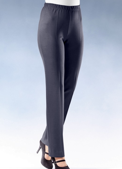 Hosen in Schlupfform - Hose in 9 Farben, in Größe 019 bis 245, in Farbe INDIGOBLAU Ansicht 6