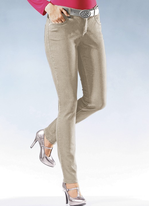 Jeans - Magic-Jeans in 11 Farben, in Größe 017 bis 050, in Farbe ALTROSA Ansicht 8