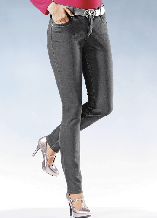 Jeans - Magic-Jeans in 11 Farben, in Größe 017 bis 050, in Farbe ALTROSA Ansicht 3