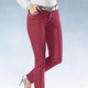 Jeans - Magic-Jeans in 11 Farben, in Größe 017 bis 050, in Farbe ALTROSA – Farbe ROT – Ansicht 1