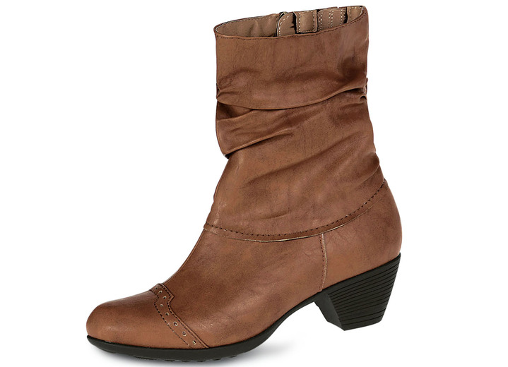 Stiefel & Stiefeletten - Andrea Conti, modische Damen-Stiefeletten, Winterschuhe, mit Reißverschluss Ansicht 5 Stiefel & Stiefeletten - Andrea Conti, modische Damen-Stiefeletten, Winterschuhe, mit Reißverschluss, in Größe 036 bis 042, in Farbe SCHWARZ Ansicht 5