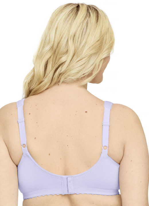 SALE -  Glamorise Stütz-BH mit Stickereispitze, in Größe 080 bis 130, in Cup B, in Farbe FLIEDER Ansicht 3