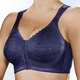 Soft-BH - BH mit praktischem Vorderverschluss – Farbe MARINE – Ansicht 1 Soft-BH - BH mit praktischem Vorderverschluss, in Größe 080 bis 125, in Cup D, in Farbe WEISS – Farbe MARINE – Ansicht 1