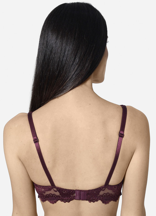 BH mit Spitze - Sassa Zweierpack Bügel-BH aus Elastikspitze, in Größe 075 bis 100, in Cup C, in Farbe 1X ZARTAPRICOT, 1X SCHWARZ Ansicht 23