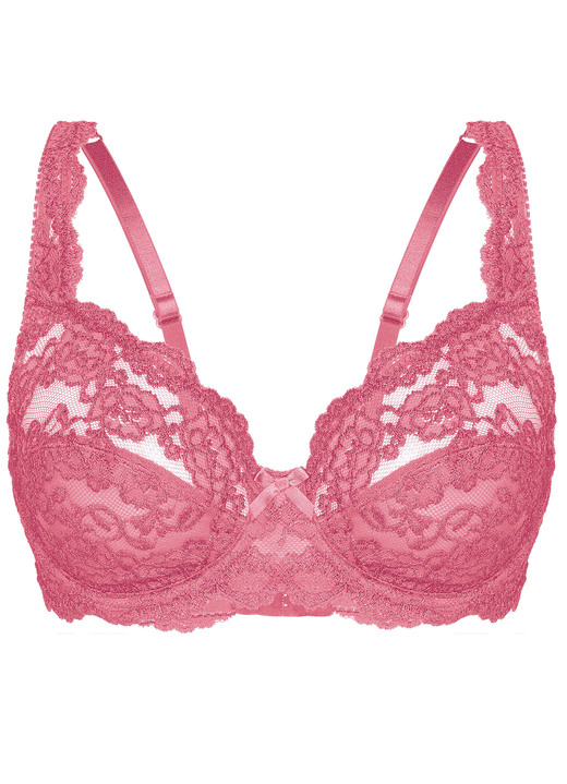 BH mit Spitze - Sassa Zweierpack Bügel-BH aus Elastikspitze, in Größe 075 bis 100, in Cup B, in Farbe 1X KROKUS, 1X PUDER Ansicht 19