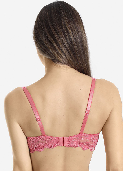 BH mit Spitze - Sassa Zweierpack Bügel-BH aus Elastikspitze, in Größe 075 bis 100, in Cup B, in Farbe 1X KROKUS, 1X PUDER Ansicht 18