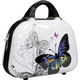 Gesundheit - Beautycase Butterfly mit unterteiltem Innenfach, in Farbe WEISS-BUNT – Farbe WEISS-BUNT – Ansicht 1