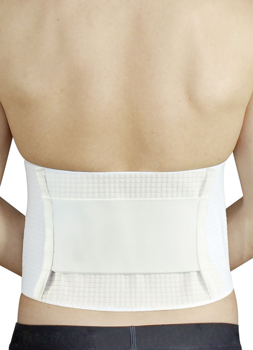 Bandagen - Stützbandage XXL mit Gummigurten Ansicht 2 Bandagen - Stützbandage XXL mit Gummigurten, in Farbe WEISS, in Ausführung Standard Ansicht 2