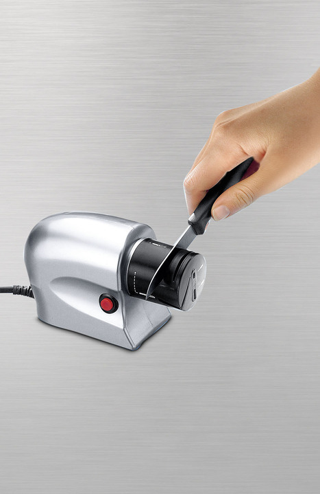 Küchengeräte - Elektrischer Messerschärfer, in Farbe SILBER