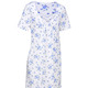 Kurzarm - Zweierpack Nachthemden mit Rundhals und Alloverdessin – Farbe 1X WEISS-ROYALBLAU, 1X WEISS-APFELGRÜN – Ansicht 2 Kurzarm - Zweierpack Nachthemden mit Rundhals und Alloverdessin, in Größe 038 bis 060, in Farbe 1X WEISS-ROYALBLAU, 1X WEISS-APFELGRÜN – Farbe 1X WEISS-ROYALBLAU, 1X WEISS-APFELGRÜN – Ansicht 2