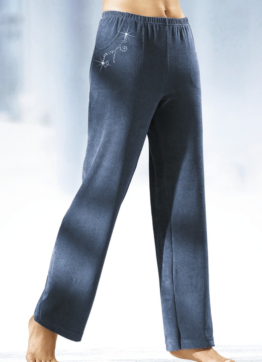 Freizeithosen - Hose mit hübscher Schmucksteinzier Ansicht 6 Freizeithosen - Hose mit hübscher Schmucksteinzier, in Größe 018 bis 056, in Farbe TAUPE Ansicht 6
