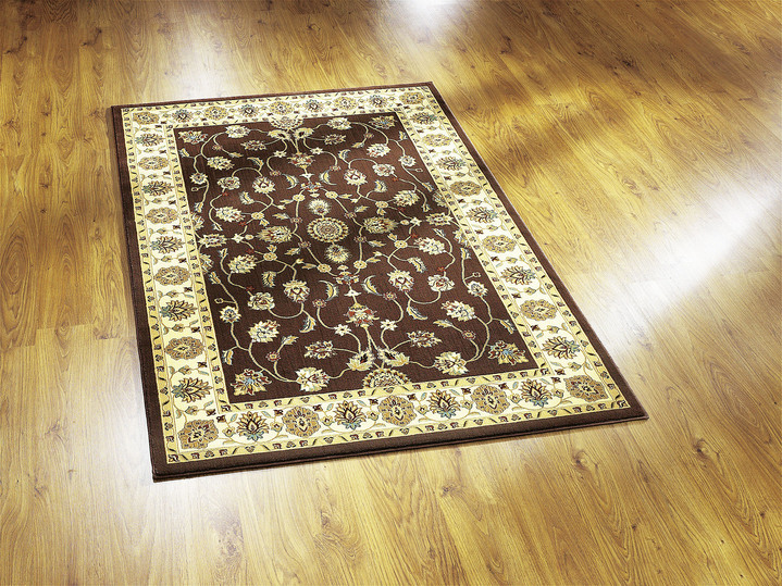 Teppiche - Brücken und Teppiche mit feinen floralen Details, in Größe 111 (Brücke, 60x105 cm) bis 288 (Teppich, 240x330 cm), in Farbe BRAUN Ansicht 1