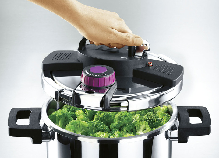 Töpfe & Pfannen - Schnellkochtopf aus rostfreiem Edelstahl, in Farbe EDELSTAHL, in Ausführung Schnellkochtopf Ansicht 3