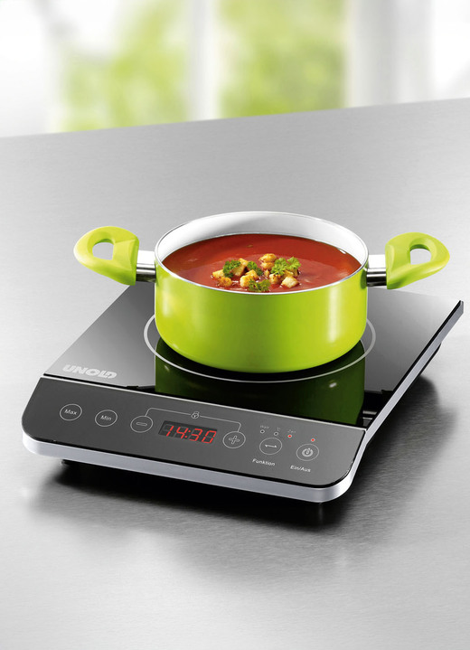 Kochen & Grillen - UNOLD Induktions-Kochplatte Ansicht 2 Kochen & Grillen - UNOLD Induktions-Kochplatte, in Farbe SCHWARZ Ansicht 2
