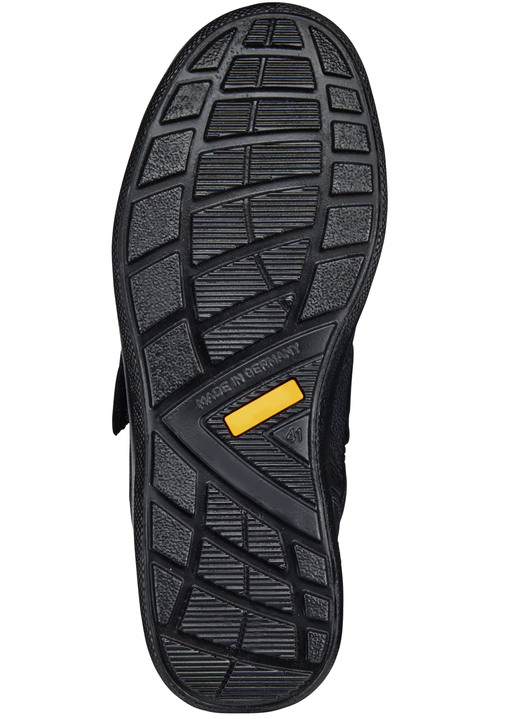 Slipper & Schnürschuhe - GINO GALANTE, sportliche Herren-Slipper, Weite H, mit herausnehmbarem Fußbett, in Größe 040 bis 047, in Farbe SCHWARZ Ansicht 3