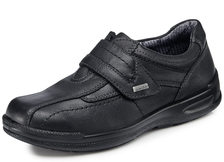 Slipper & Schnürschuhe - GINO GALANTE, sportliche Herren-Slipper, Weite H, mit herausnehmbarem Fußbett, in Größe 040 bis 047, in Farbe SCHWARZ Ansicht 1