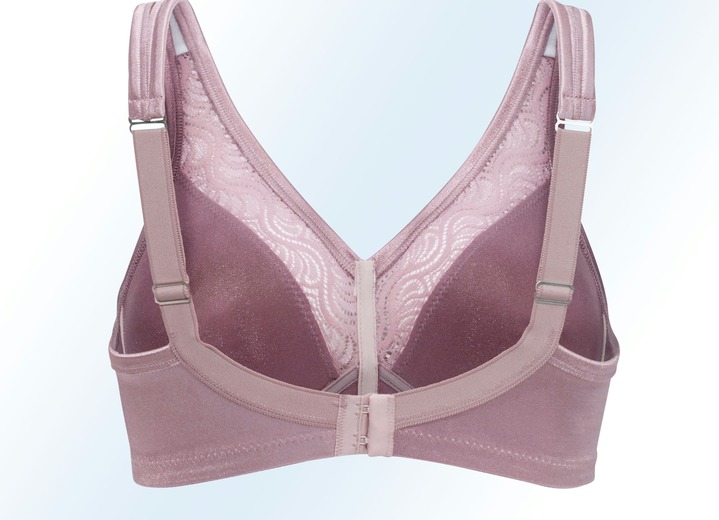 BH mit Spitze - Swegmark of Sweden Zweierpack BH mit Spitzeneinsätzen, in Größe 075 bis 115, in Cup B, in Farbe 2X WEISS Ansicht 12