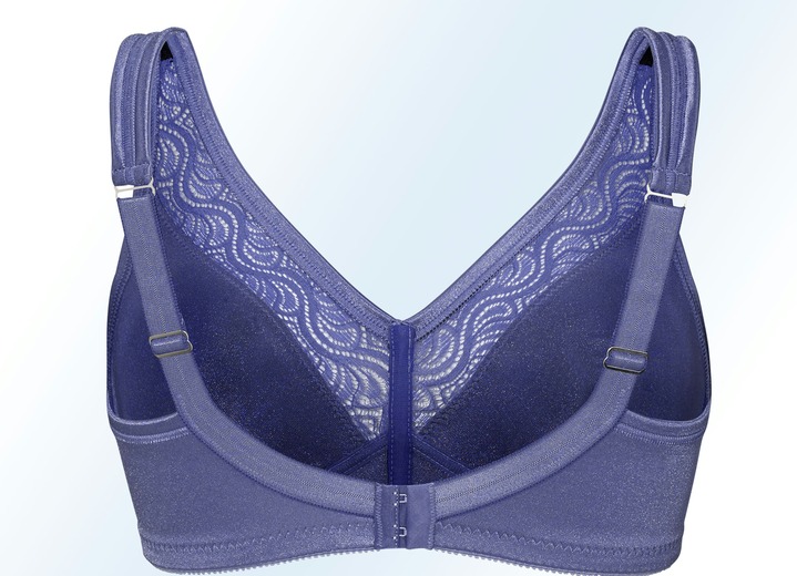 BH mit Spitze - Swegmark of Sweden Zweierpack BH mit Spitzeneinsätzen, in Größe 075 bis 115, in Cup B, in Farbe 2X WEISS Ansicht 18