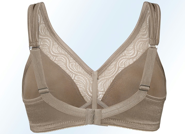 Soft-BH - Swegmark of Sweden Zweierpack BH mit Spitzeneinsätzen, in Größe 075 bis 115, in Cup C, in Farbe 1X BLEU, 1X WEISS Ansicht 13