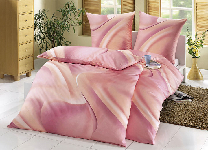 Bettwäschegarnituren - biberna Bettwäsche-Garnitur aus 100% Baumwolle Ansicht 7 Bettwäschegarnituren - biberna Bettwäsche-Garnitur aus 100% Baumwolle, in Größe 112 (80/80 cm + 135/200 cm) bis 115 (80/80 cm + 155/220 cm), in Farbe BLAU Ansicht 7