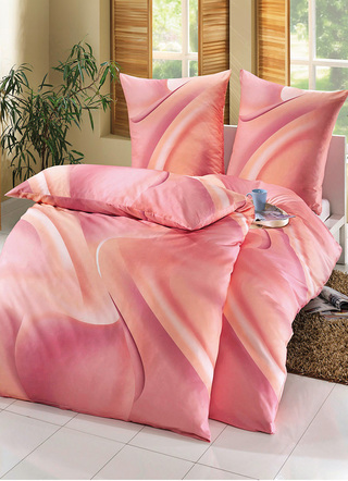 Bettwäschegarnituren - biberna Bettwäsche-Garnitur aus 100% Baumwolle – Farbe ROSENHOLZ Bettwäschegarnituren - biberna Bettwäsche-Garnitur aus 100% Baumwolle, in Größe 112 (80/80 cm + 135/200 cm) bis 115 (80/80 cm + 155/220 cm), in Farbe BLAU