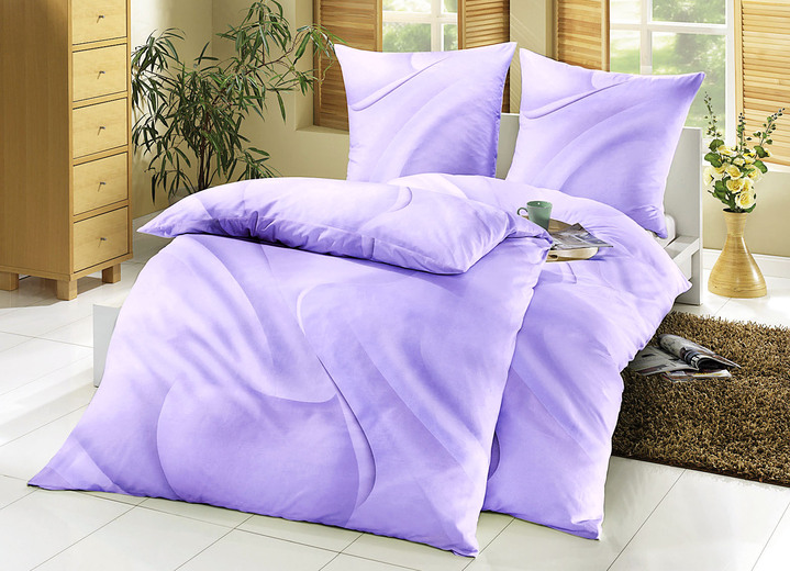 Bettwäschegarnituren - biberna Bettwäsche-Garnitur aus 100% Baumwolle Ansicht 2 Bettwäschegarnituren - biberna Bettwäsche-Garnitur aus 100% Baumwolle, in Größe 112 (80/80 cm + 135/200 cm) bis 115 (80/80 cm + 155/220 cm), in Farbe BLAU Ansicht 2