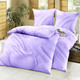 Bettwäschegarnituren - biberna Bettwäsche-Garnitur aus 100% Baumwolle – Farbe LILA Bettwäschegarnituren - biberna Bettwäsche-Garnitur aus 100% Baumwolle, in Größe 112 (80/80 cm + 135/200 cm) bis 115 (80/80 cm + 155/220 cm), in Farbe BLAU