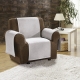 Sessel- & Sofaüberwürfe - Sessel-,Couch- und Armlehnenschoner mit Veloursbandeinfassung – Farbe SILBER – Ansicht 1 Sessel- & Sofaüberwürfe - Sessel-,Couch- und Armlehnenschoner mit Veloursbandeinfassung, in Größe 102 (Sesselschoner, 50x200 cm) bis 900 (2x 50x200 cm + 2x 50x75 cm), in Farbe SAND – Farbe SILBER – Ansicht 1