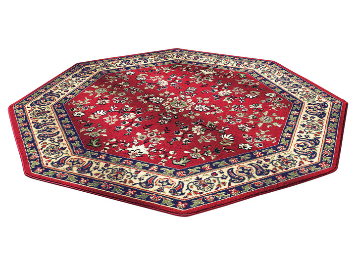 Teppiche - Ansprechende Teppiche, Brücken und Bettumrandung, in Größe 111 (Brücke, 60x110 cm) bis 323 (Teppich oval, 200x290 cm), in Farbe ROT Ansicht 1