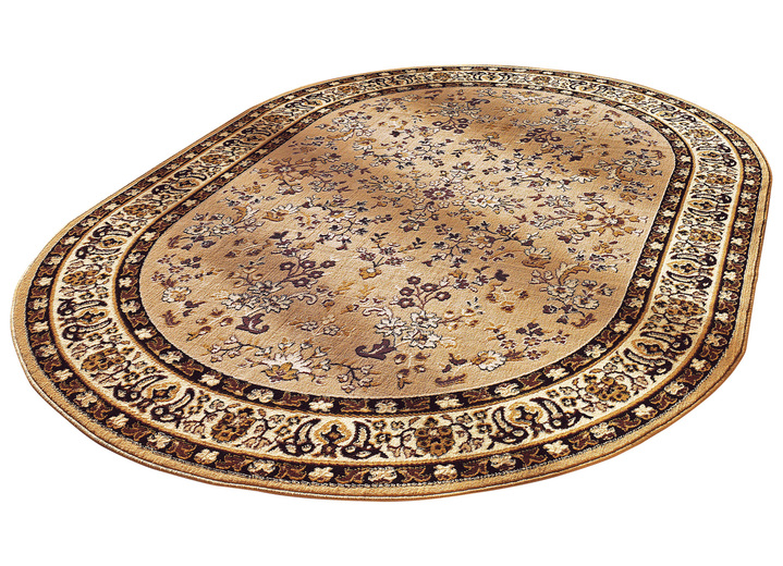 Teppiche - Ansprechende Teppiche, Brücken und Bettumrandung, in Größe 111 (Brücke, 60x110 cm) bis 323 (Teppich oval, 200x290 cm), in Farbe BLAU Ansicht 4