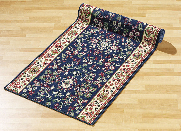 Teppiche - Läufer in Wunschlänge, in Größe 001 (Läufer, 66 cm breit) bis 004 (Läufer, 120 cm breit), in Farbe BLAU Ansicht 1