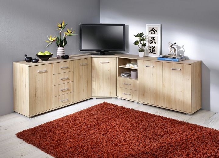 Nachttische - Kommoden in hochwertiger, stabiler Ausführung, in Farbe BUCHE LIVORNO, in Ausführung Nachttisch, Höhe 37 cm Ansicht 2