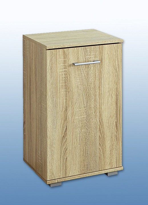 Möbel - Kommode, 1-türig, in hochwertiger, stabiler Ausführung, in Farbe WEISS Ansicht 2