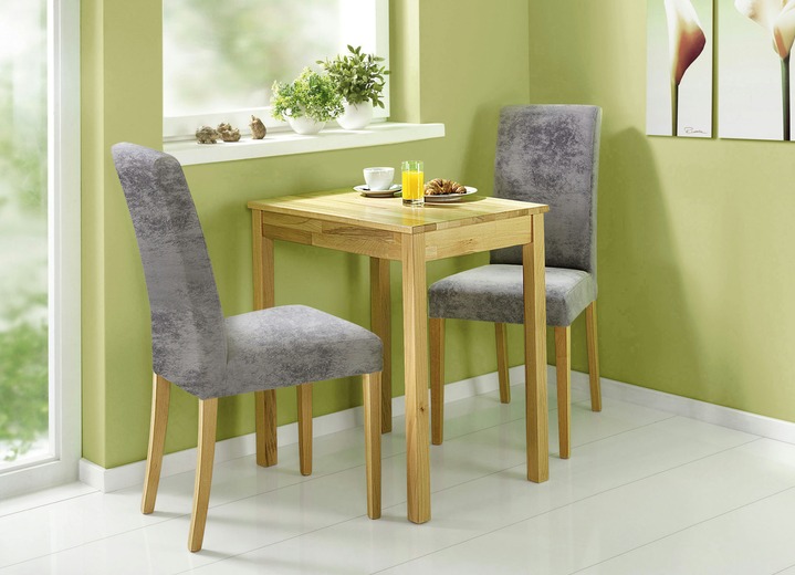 Esstische - Massive Esszimmermöbel, in Farbe ANTIKGRAU, in Ausführung Stühle, 2er-Set Ansicht 5