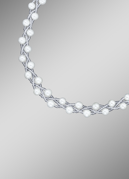 Schmucksets - Schmuck-Set 2 teilig mit Süßwasser-Zuchtperlen, in Farbe  Ansicht 2