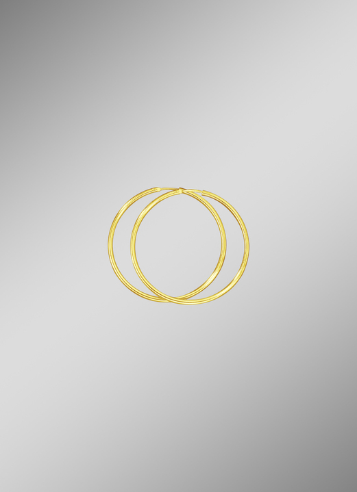 Ohrschmuck - Klassische Creolen in herrlichem Design, in Farbe , in Ausführung Ø 20 mm Ansicht 1