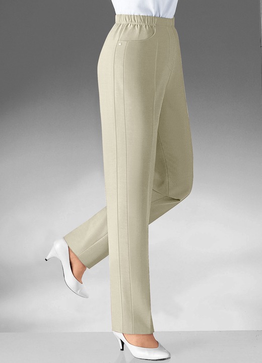 Hosen in Schlupfform - Hose mit vorverlegter Seitennaht in 8 Farben, in Größe 019 bis 235, in Farbe KOBALTBLAU Ansicht 6