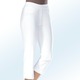 7/8-Hosen, Capris, Bermudas - Soft-Stretch-Caprihose in 11 Farben, in Größe 017 bis 052, in Farbe LAVENDEL