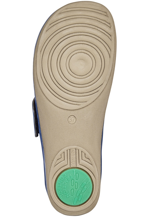 - ELENA EDEN Clog mit Klettverschluss, in Größe 036 bis 041, in Farbe JEANSBLAU Ansicht 3